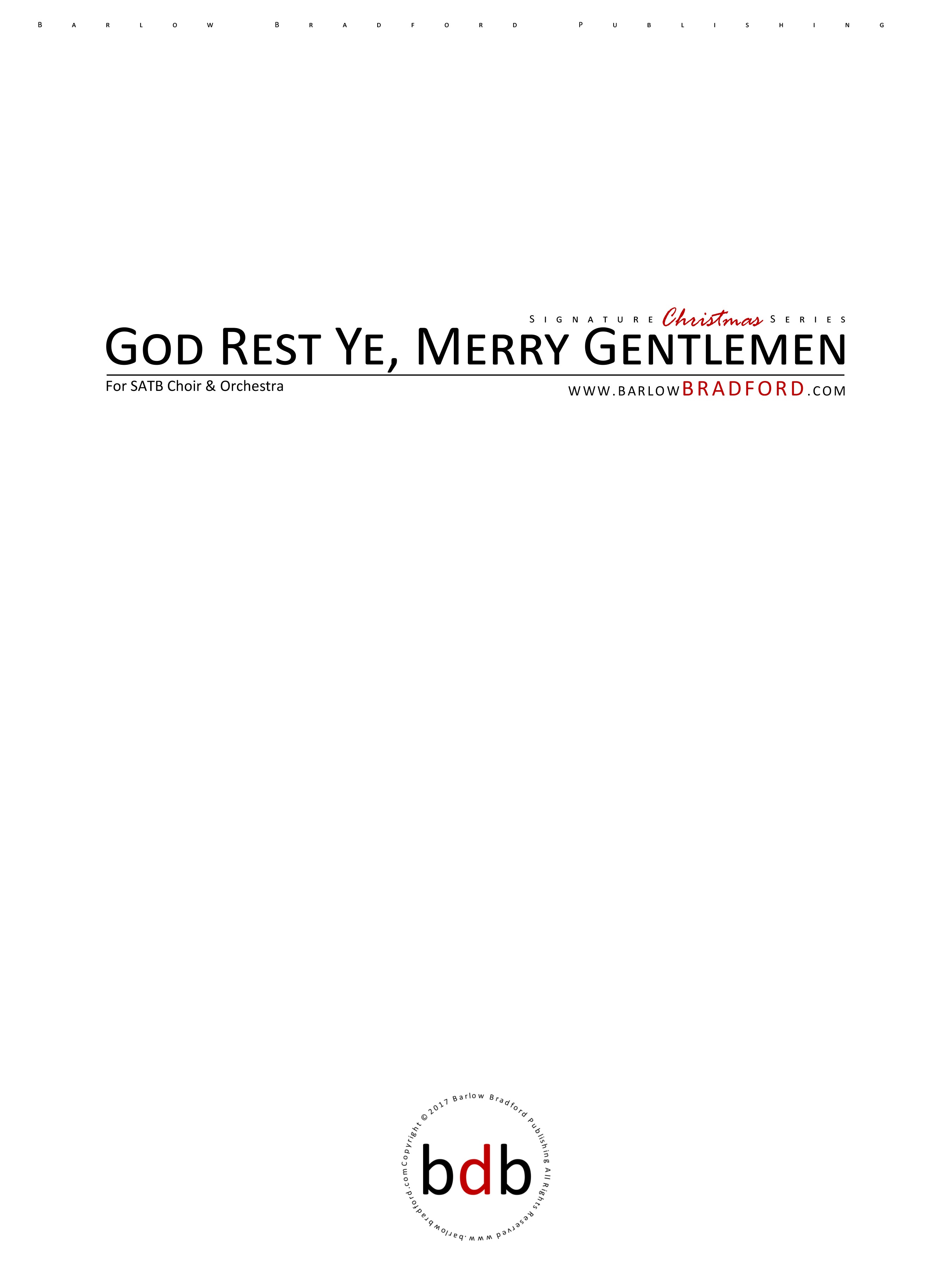 God Rest Ye Merry Gentlemen - Nothing Dismay