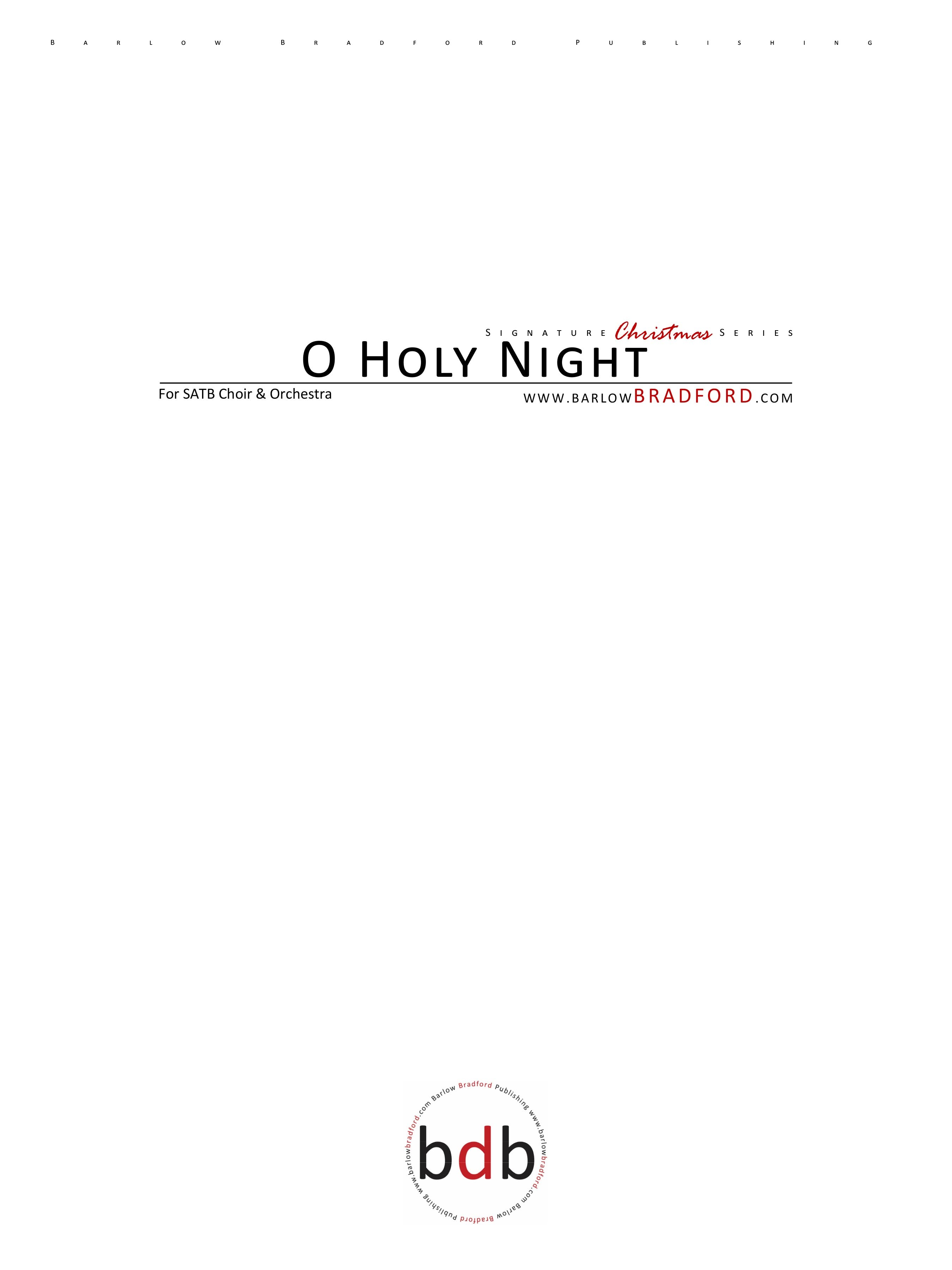 O Holy Night - arr. B. Bradford