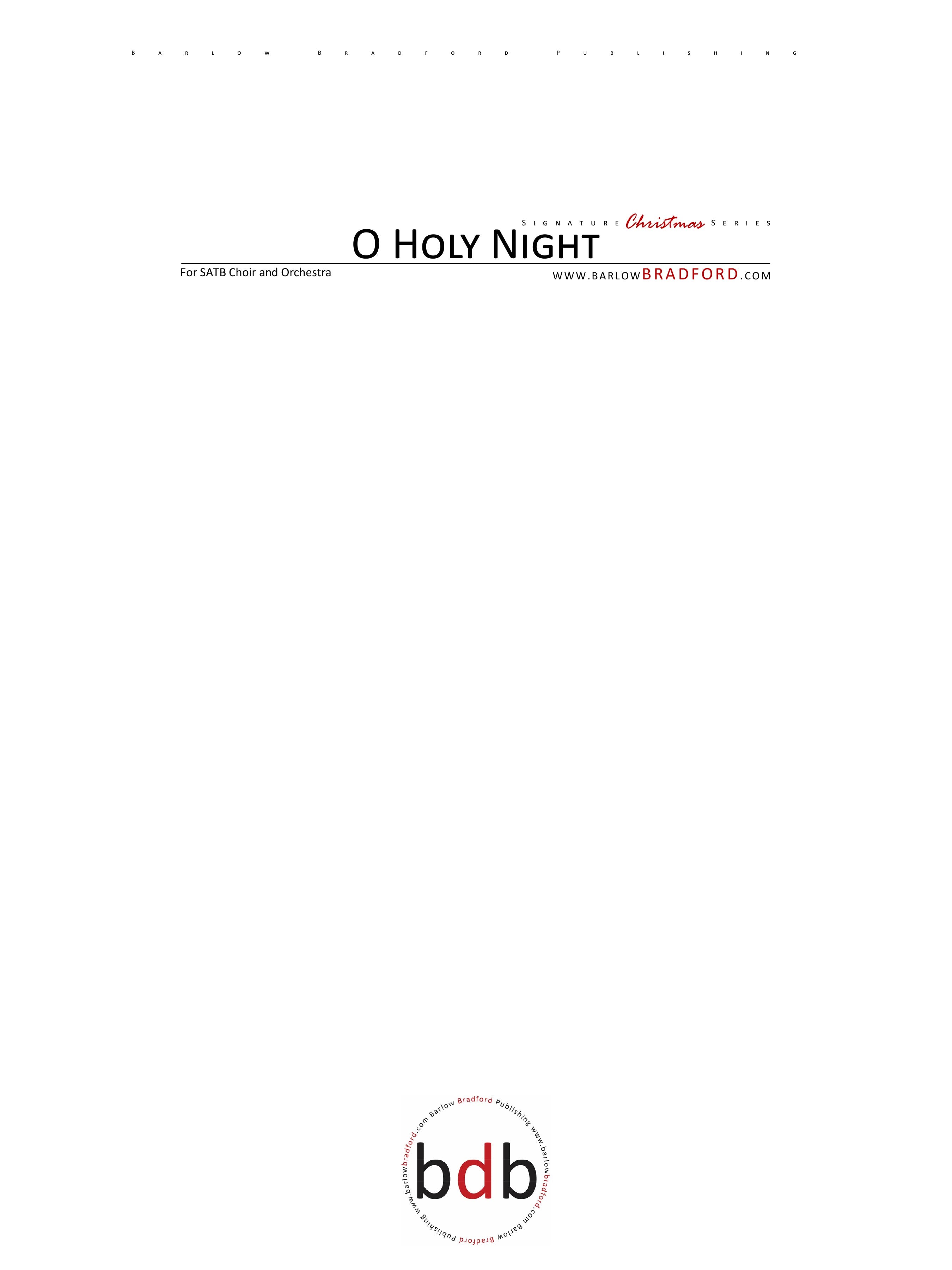 O Holy Night - arr. B. Bradford