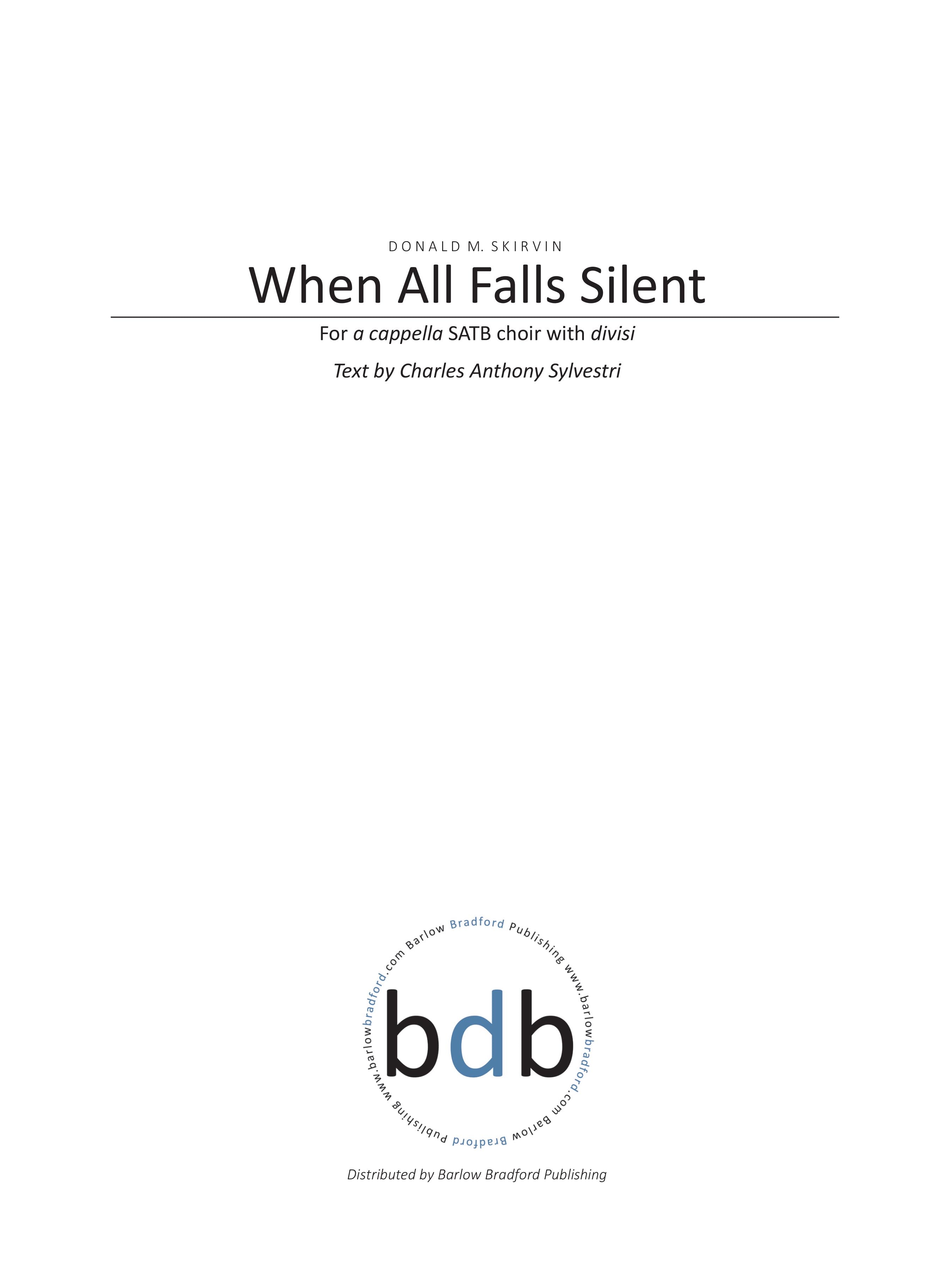 When All Falls Silent